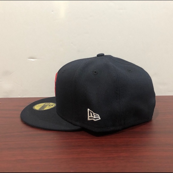 New Era, 59Fifty Fitted Hat, Boston Red Sox, Navy Blue - Picture 5 of 11